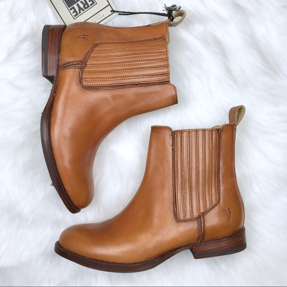 Frye Shoes - Frye Jaime Chelsea Boot In Tan Smooth